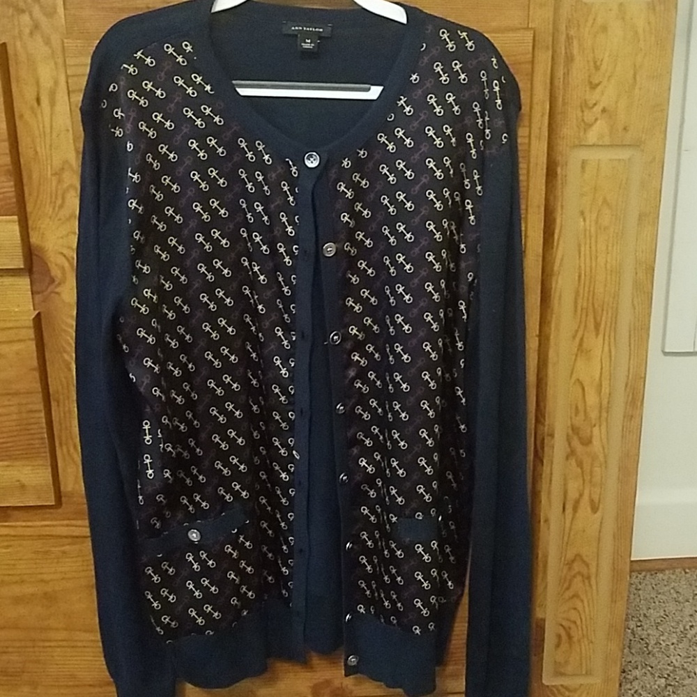 Ann Taylor Button Sweater